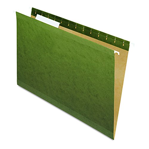 Book Cover Pendaflex 415313 Hanging File Folders, 1/3 Tab, Legal, Standard Green (Box of 25)