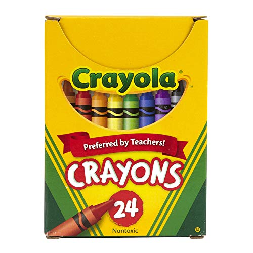 Book Cover Binney & Smith Crayola(R) Standard Crayon Set, Lift-Lid Box, Assorted Colors, Box Of 24