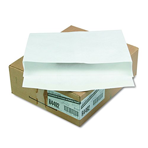 Survivor R4492 Tyvek Booklet Expansion Mailer, 12 x 16 x 2, White, 18lb (Case of 100)