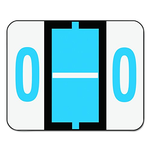 Smead BCCR Bar-Style Alphabetic Color-Coded Labels, Letter O, Blue/White Bar, 500 Labels per Roll (67085)