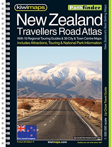 Book Cover New Zealand Travellers Road Atlas