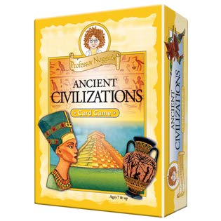 Book Cover Professor Noggin's Ancient Civilizations, A Educational Trivia Based Card Game For Kids, Ages 7+