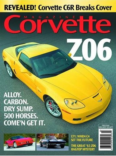 Book Cover Corvette Magazine