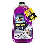 Meguiar's M43 Marine/RV Boat Wash, pH-Balanced Boat/RV Wash for Protecting Fiberglass and Gel Coat, Streak-Free Shine that Keeps Surfaces Clean and Protected, 64 Oz