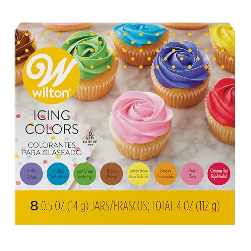 Wilton Icing Colors 1/2 Ounce 8/Pkg Assorted Colors W5577
