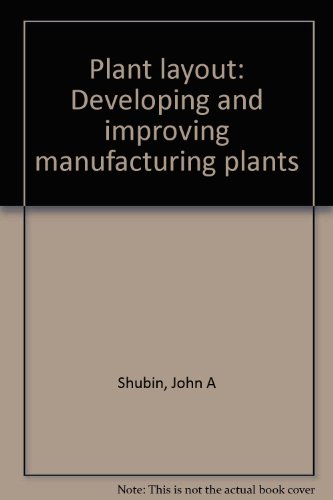 Plant Layout: Developing And Improving Manufacturing Plants