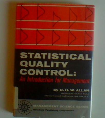Statistical Quality Control: Introduction for Management