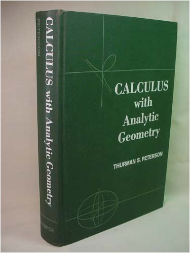 Calculus With Analytic Geometry