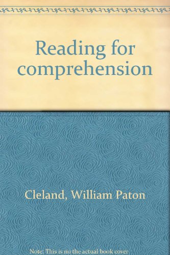 Book Cover Reading for comprehension