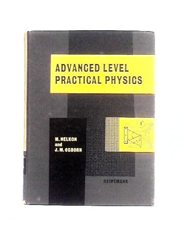 Advanced Level practical physics