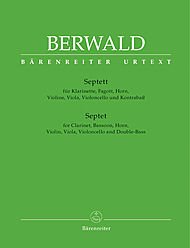 Stor Septett fÃ¶r clarinetto, fagotto, corno, violino, viola, violoncello & contrabbasso. Partitur