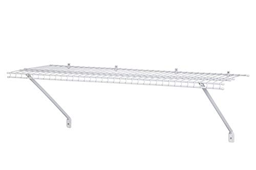 ClosetMaid 1041 Wire Shelf Kit, 4-foot, White