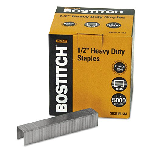 Bostitch Office Heavy Duty Premium Staples, for B31HDS, 55-85 Sheets, 5,000 Per Box