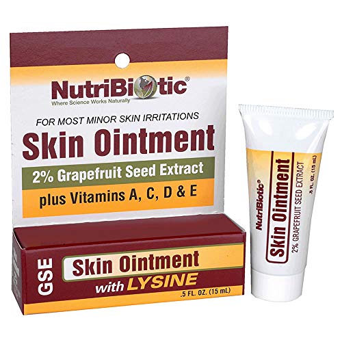 Skin Ointment, 2% Grapefruit Seed Extract with Lysine, .5 fl oz (15 ml)