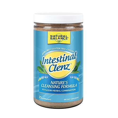 Book Cover Natural Balance Intestinal Clenz | Psyllium Herbal Cleansing Powder | Healthy Digestion, Detox & Regularity Supplement | No Gluten | 21oz, 120 Serv.