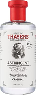 Book Cover THAYERS Original Witch Hazel Astringent with Aloe Vera, 12 ounce bottle