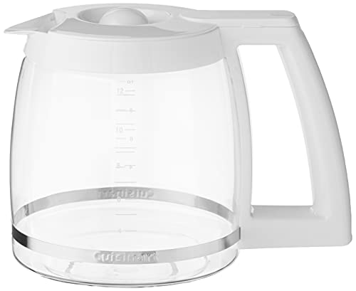 Book Cover Cuisinart DGB-500WRC 12-Cup Replacement Coffee Carafe, White , 8.5 x 8.2 x 7.4 inches