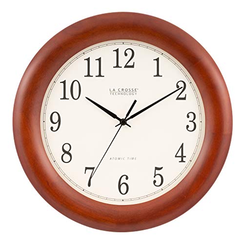 Book Cover La Crosse Technology WT-3122A Atomic Analog Wall Clock, 12.5