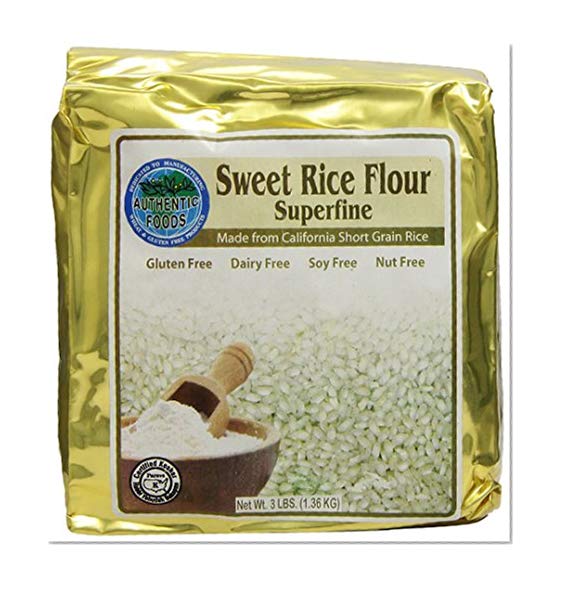 Book Cover Authentic Foods Superfine Sweet Rice Flour - 3lb