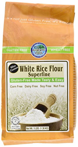 Book Cover Authentic Foods Superfine White Rice Flour - 3lb