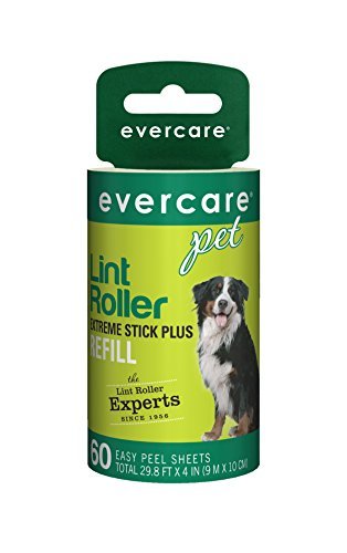 Evercare Pet Lint Roller 60 Layer Refill, 1-Count, Green