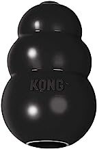 Book Cover KONG - Extreme Dog Toy - Toughest Natural Rubber, Black - Fun to Chew, Chase and Fetch - For Large Dogs
