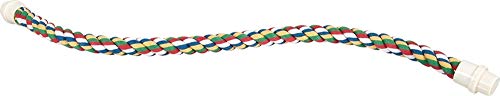 JW Pet Comfy Perch For Birds Flexible Multi-color Rope, Small, Model:56106