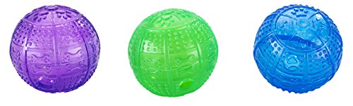 Ethical Pets Dura Brite Treat Ball Dog Toy,Medium Breeds