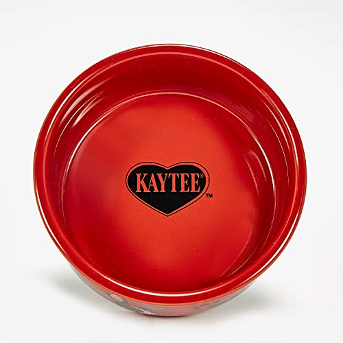 Book Cover Kaytee Paw-Print PetWare Bowl, Bunny, Colors Vary