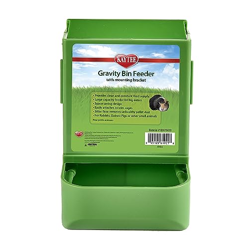 Kaytee Gravity Bin Feeder with Bracket ( Assorted Colors )