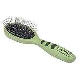 Coastal Pet Safari Wire Brush with Plastic Handle - Grooming Brush for Short and Long Pet Hair - No-Slip Handle - Compatible with Safari Tools - 8.5" x 2.06"