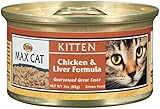 NUTRO MAX CAT Kitten Chicken and Liver Formula Canned Cat Food (Pack of 24)