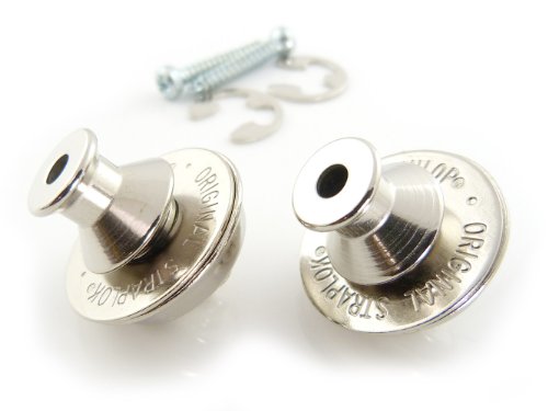 Dunlop SLS1031N Straplok Dual Design Strap Retainer System, Nickel