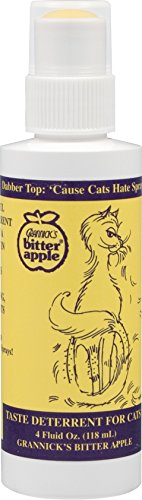 Book Cover Grannick Bitter Apple Spray with Dabber Top for Cats 4oz