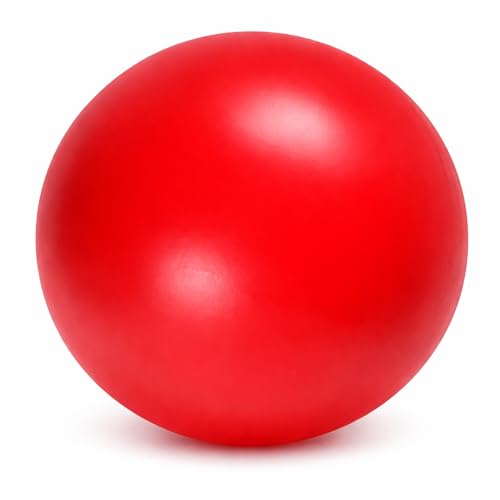 Doggie Dooley Virtually Indestructible Dog Ball - 10 Inch Hard Plastic Interactive Dog Toy for Large Breeds Over 45+ lbs - Built for Herding & Push Play - Floats in Water, Made in USA -Colors May Vary