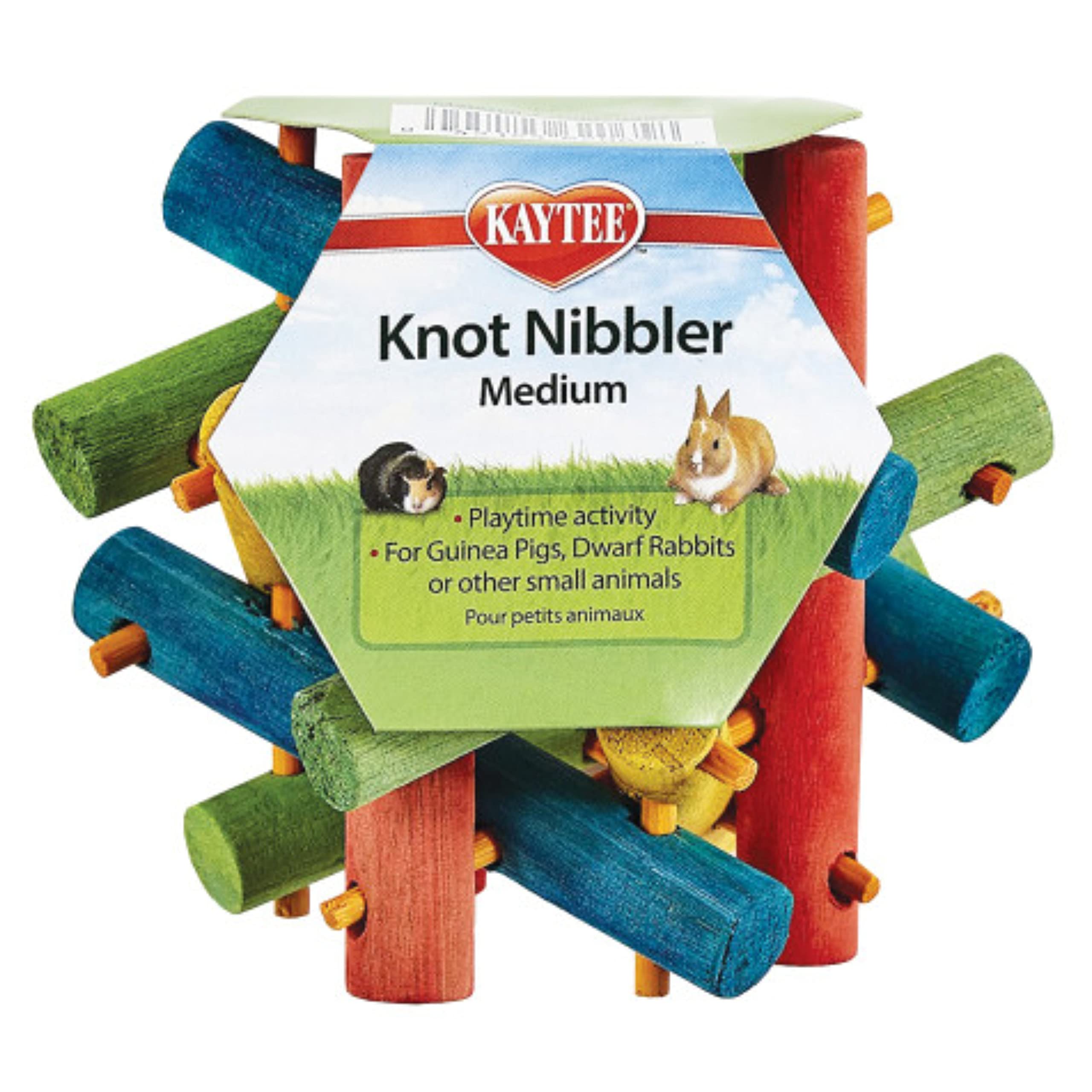 Book Cover Kaytee Nut Knot Nibbler 3.5 Inches x 4 Inches x 3.5 Inches Green