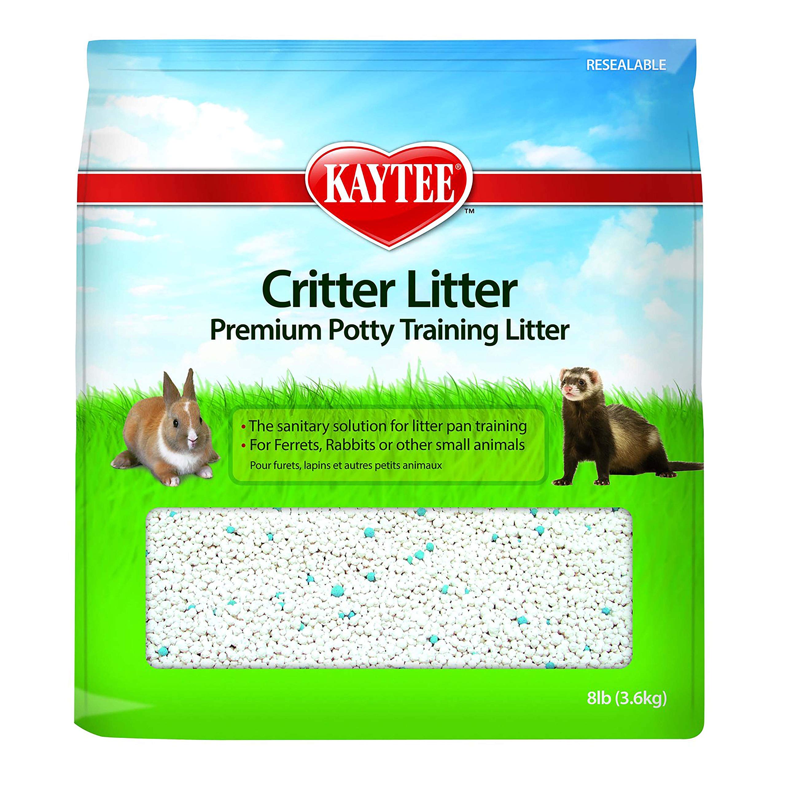 Book Cover Kaytee Premium Potty Training Critter Litter for Pet Ferrets, Rabbits & Other Small Animals, 8 lb