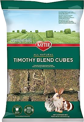 Book Cover Kaytee Timothy Hay Blend Cubes 1 pound