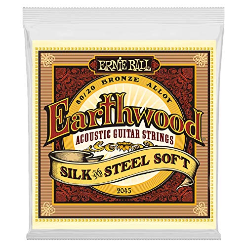 Ernie Ball Earthwood Silk and Steel Soft Acoustic Set, .011 - .052
