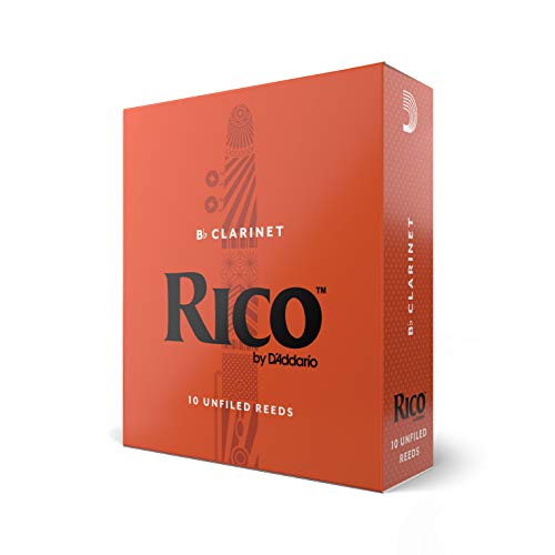 Book Cover Rico 2.0 Strength Reeds for Bb Clarinet (Pack of 10)