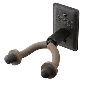 String Swing Metal Home and Studio Wide Guitar Hanger (Black)