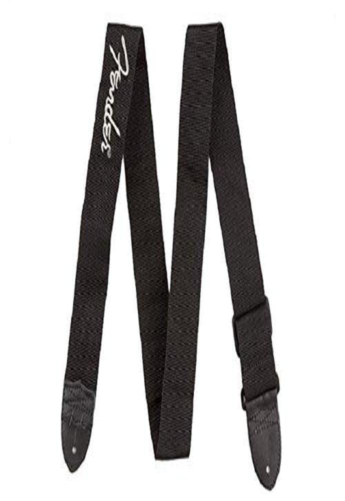Fender Strap Black With Gray Logo Strap