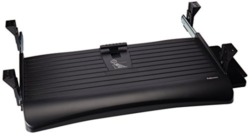Fellowes Office Suites Underdesk Keyboard Drawer, Black/Silver (9140305)