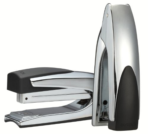 Book Cover Bostitch Premium Metal Executive Stand-Up Desktop Stapler, Chrome (B3000)