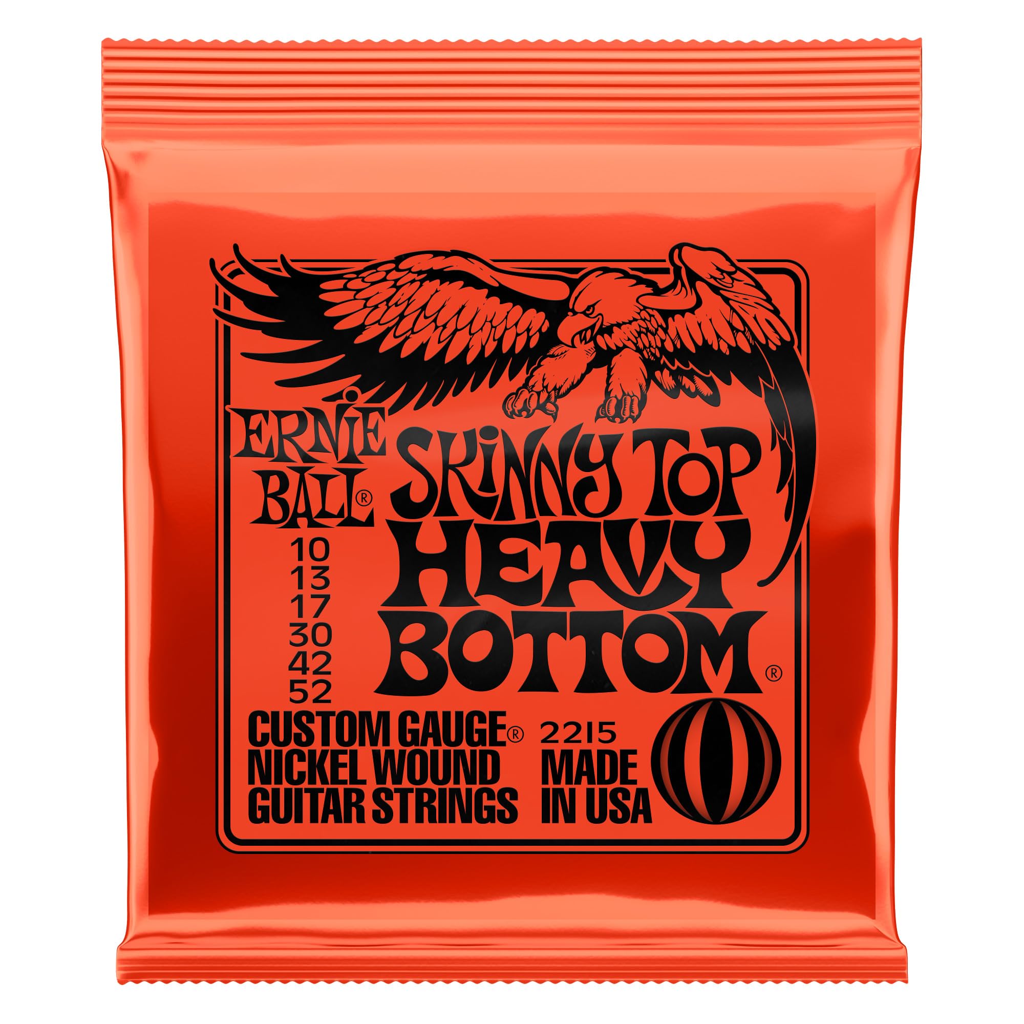 Ernie Ball Skinny Top Heavy Bottom Slinky Nickel Wound Electric Guitar Strings - 10-52 Gauge Skinny Top Heavy Bottom (10-52) Single Pack Strings
