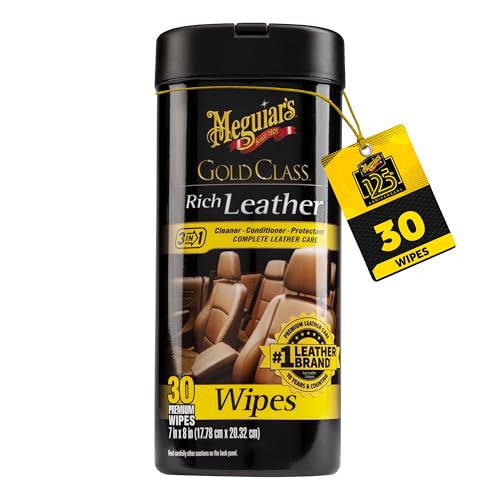 MEGUIAR'S Barjan 03710900 Lint-free Leather Wipes
