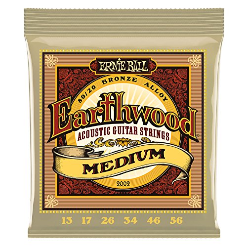 Ernie Ball Earthwood Medium 80/20 Bronze Acoustic Set, .013 - .056