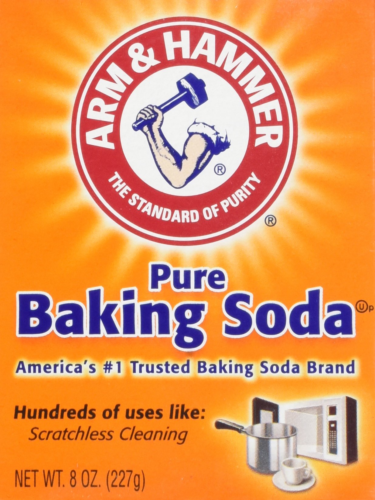 Arm & Hammer Pure Baking Soda, 8 oz 8 Ounces