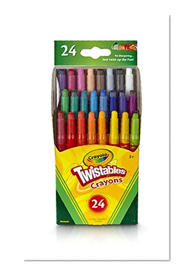 Book Cover Crayola Twistables Mini Crayons 24 ea