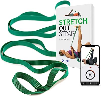 Book Cover The Original Stretch Out Strap with Exercise Book â€“ Made in the USA by OPTP â€“ Top Choice of Physical Therapists & Athletic Trainers